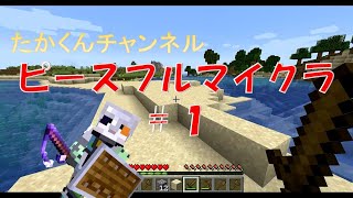 たかくんのピースフルマイクラ＃１