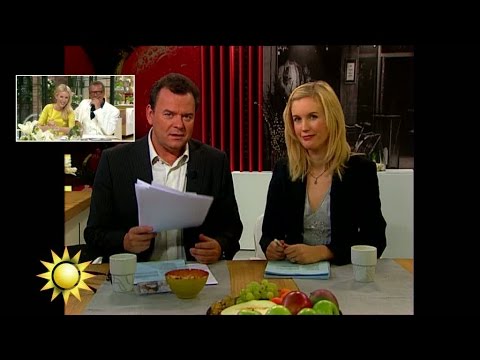 Så här såg det ut när Jenny och Steffo sände ihop allra första gången - Nyhetsmorgon (TV4)