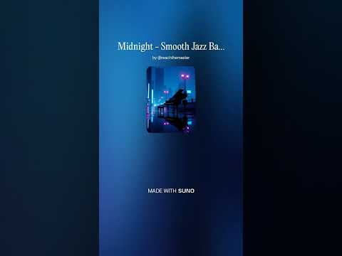 Midnight - Smooth Jazz Backing Track  A Minor