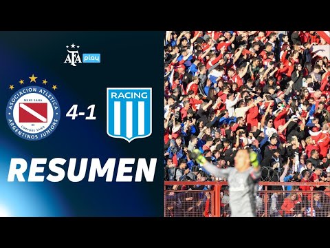 Argentinos Juniors 4 vs 1 Racing Club  | #TorneoClausura2025 | Resumen | Fecha 6