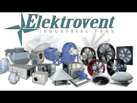 Ventilatori industriali in funzione