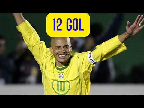 Alex De Souza Brezilya Formasıyla Bütün Golleri - 12 GOL #alex #alexdesouza #brezilya #fenerbahçe