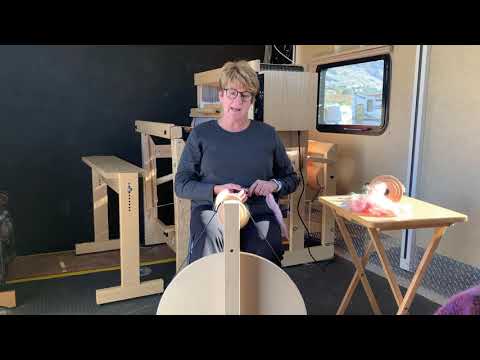 Overview of the Louët S17 Spinning Wheel- great for beginning spinners!