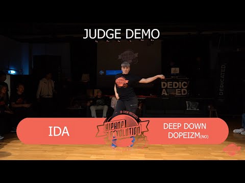 Hiphop Revolution 2019 Judge Demo: Ida, Deep Down Dopeizm