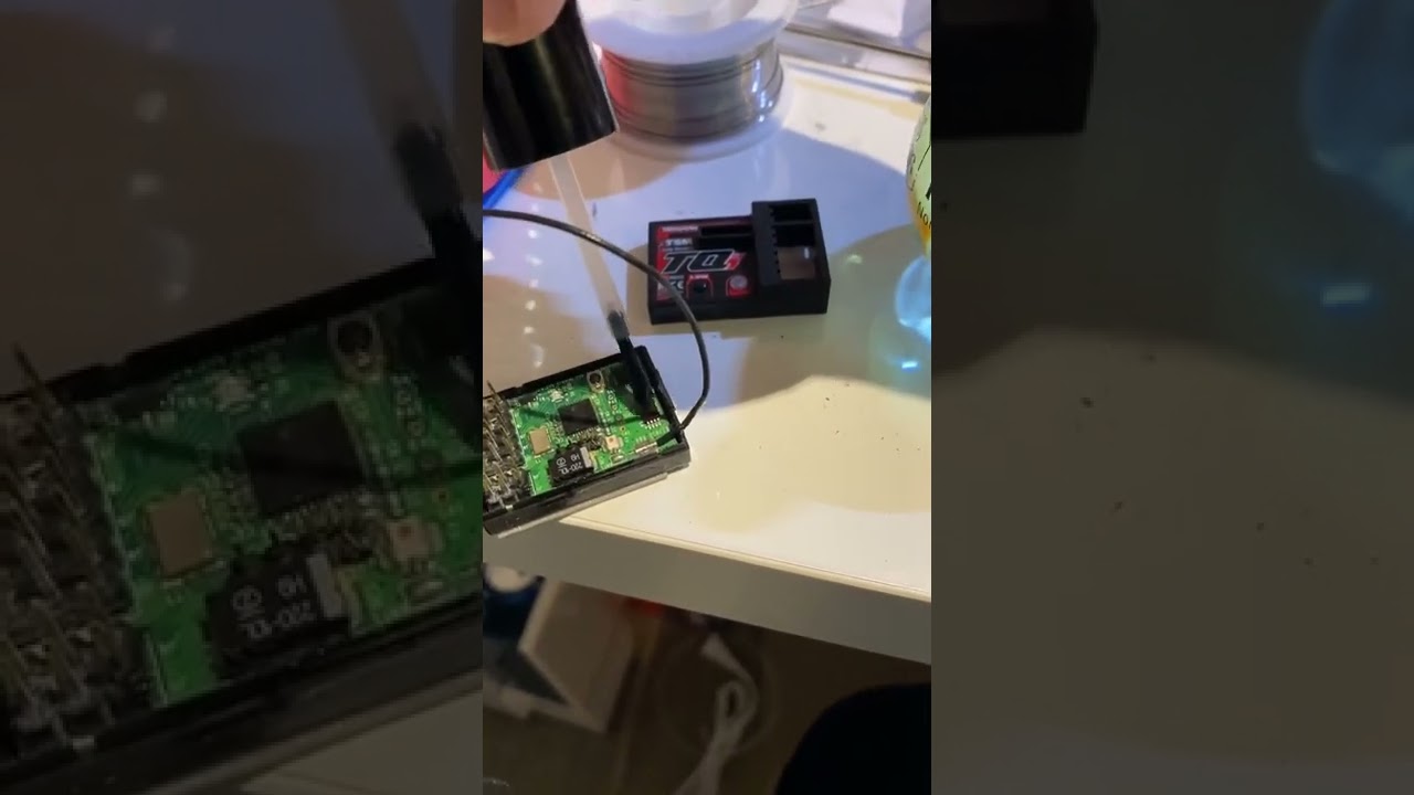 RC receiver conformal coating using top coat