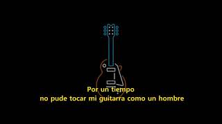 Aaron Freeman - (For a while) I couldn´t play my guitar like a man (Subt. Español)
