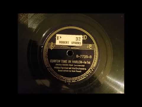Curfew Time In Harlem - Willie Farmer - Bluebird - 1938