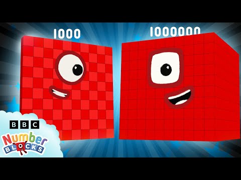 Count To 1,000,000 | Numberblocks 1 Hour Compilation | Learn to Count | Numbers Cartoon For Kids