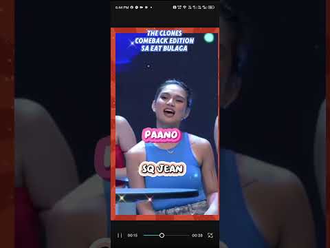 'SQ Jean, Nag Shine sa kanyang Pag awit!"  The Clones Comeback Edition