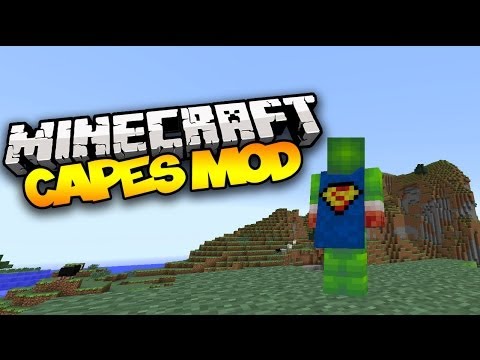 Minecraft: CAPES MOD! (Design your own Minecraft...
