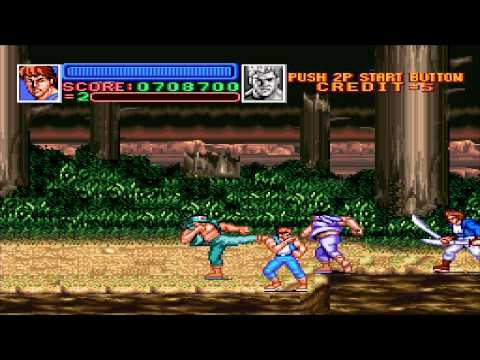 1992 Super Double Dragon SNES Old School retro game playthrough