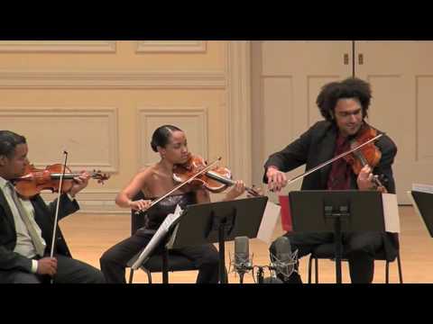 Schubert Quintet Mvt1-Part1 (Harlem Quartet on Stradivarius' & Carter Brey)