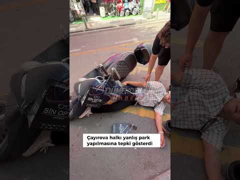 ￼￼ YANLIŞ PARK YAPAN MOTORCU !