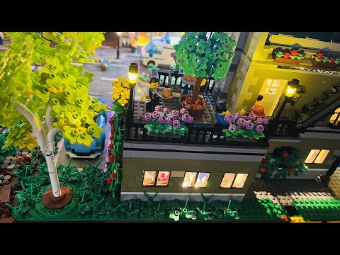 Brick City 107 - Der #Lego10243 MOD - Komplette Beleuchtung und Details