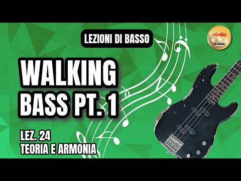Bass Lessons #24 Theory and Harmony - Walking Bass pt.1