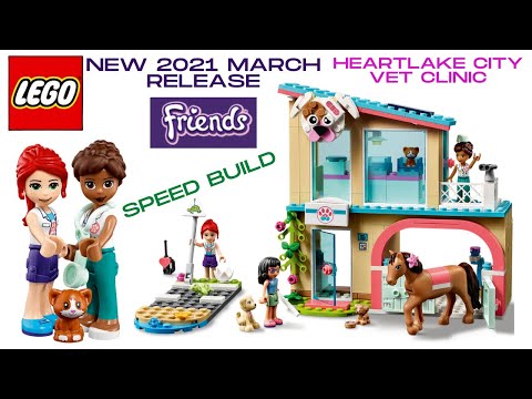 Конструктор LEGO Friends «Ветеринарная клиника Хартлейк-Сити» 41446 / 258 деталей