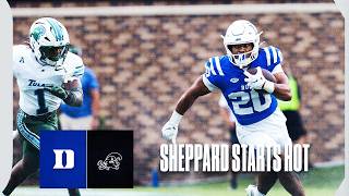 NATE SHEPPARD STARTS 2026 HOT AGAINST TULANE