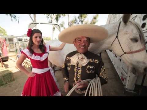 Mexican charro Tomás Garcilazo and his wife Justine.
