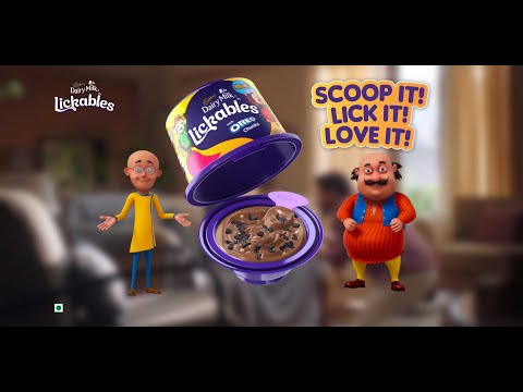 Cadbury Dairy Milk in Lickables | Motu Patlu (15secs)