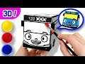 3D Coloring Bus Tayo l Tayo Paper Craft l Tayo the Little Bus 3D Coloring Bus Tayo l Tayo Paper Craft l Tayo the Little Bus