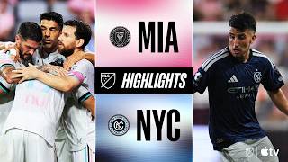 Inter Miami CF vs. New York City FC | Full Match Highlights | Miami Mayhem!