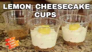 No-Bake Lemon Cheesecake Cups: Easy Gluten-Free Recipe