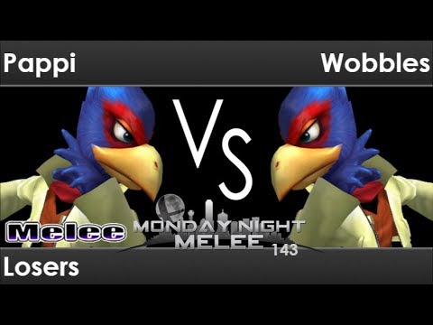 MNM 143 - Pappi (Falco) vs PG FX | Wobbles (Falco) Losers - Melee