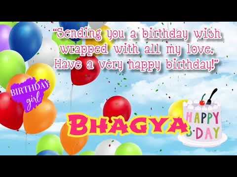 Bhagya Happy Birthday Status Song 🌹🌹 Happy Birthday to You Bhagya 🌹🌹