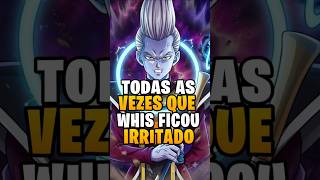 TODAs AS VEZES QUE WHIS FICOU BRAVO #goku #dbz #dbzsuper