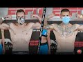 FULL WEIGH IN & FACE OFF - CHRISTOPHER DIAZ VS JASON SANCHEZ