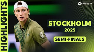 Rune vs Humbert; Shapovalov Faces Ruud | Stockholm 2025 Semi-Final Highlights