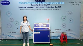 Suncenter PLC Control Pneumatic Hydraulic Tube Expanding Machine