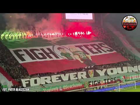 "FIGHTERS, FOREVER YOUNG" - Oprawa Śląska Wrocław z Rakowem Częstochowa 03.12.2025