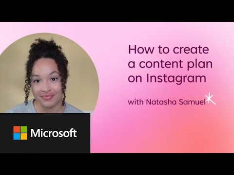 Microsoft Create | How to create a content plan for Instagram