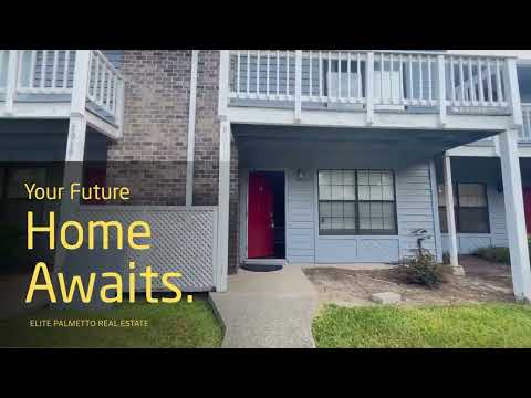 2BR/1.5BA Townhome in Charleston | Fireplace & Built-ins | Balcony & Private Parking property video