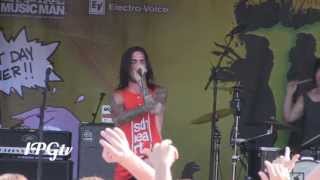 Like Moths to Flames - "Learn Your Place" LIVE! [HD] @ 2013 Vans Warped Tour Detroit, MI