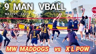 XL POW vs MW Maddogs | 9 Man Volleyball NACIVT 2021