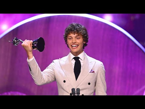 The National Television Awards - Bobby Brazier Wins Rising Star (5th September 2023)