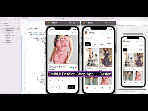 SwiftUI Fashion Shop App UI Design