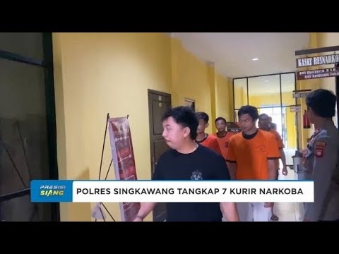 POLRES SINGKAWANG TANGKAP TUJUH TERSANGKA NARKOTIKA