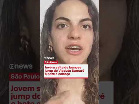 Jovem salta de bungee jump do Viaduto Sumaré, em São Paulo, e bate a cabeça