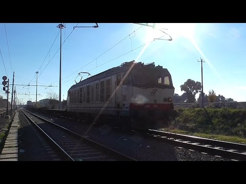 E652.004 sul TCS 57004 Pomezia - Gallarate, in partenza da Pomezia
