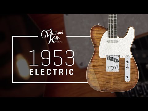 Michael Kelly MK53SCBERO 1953 Flame Maple Top Alder Body Maple Neck 6-String Electric Guitar image 8