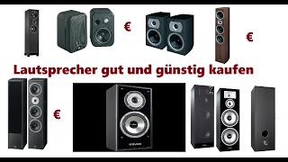 Lautsprecher kaufen Lautsprecher günstig und gut Kaufen Welcher ist gut Kaufberatung Musikanlage.