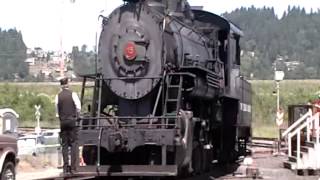 preview picture of video 'Chehalis-Centralia Railroad Baldwin 2-8-2'