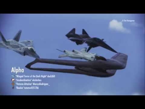 Ace Combat Infinity: Night Raven Vs Night Raven R (nTDM)