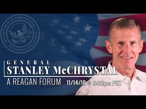A Reagan Forum with Gen. Stanley McChrystal — 11/14/2018