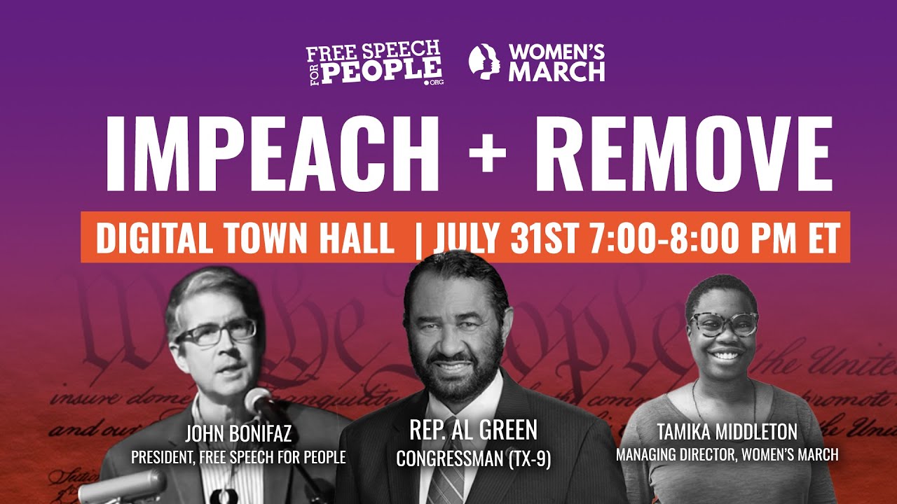 Impeach + Remove Town Hall - YouTube