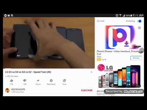 LG G5 LG G4 LG G3 LG G2  Speed Test