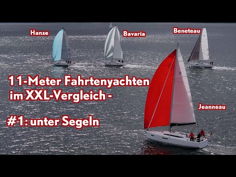 Fahrtenyachten der 11-Meter-Klasse im  XXL-Vergleich - 2025 - #1: unter Segeln
